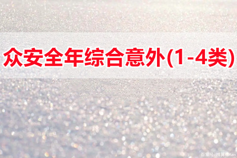 众安全年综合意外(1-4类)怎么样?有什么亮点?