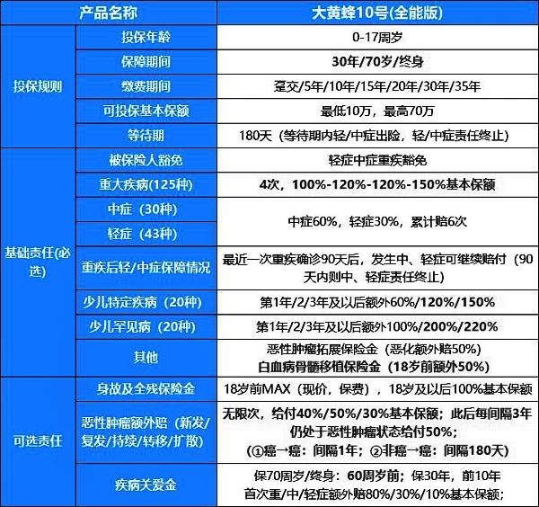 2024大黄蜂10号(全能版)怎么样?保什么?有什么特色?