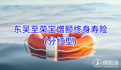 东吴至荣宝增额终身寿险(分红型)保什么?现金价值?