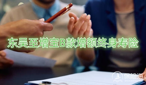 东吴至增宝B款增额终身寿险保什么?现金价值?